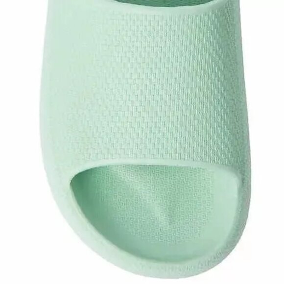 PRE OWNED 32 Degrees Unisex Adults Cushion Slide Sandals Mint Size S $40 KK311 - Picture 4 of 5